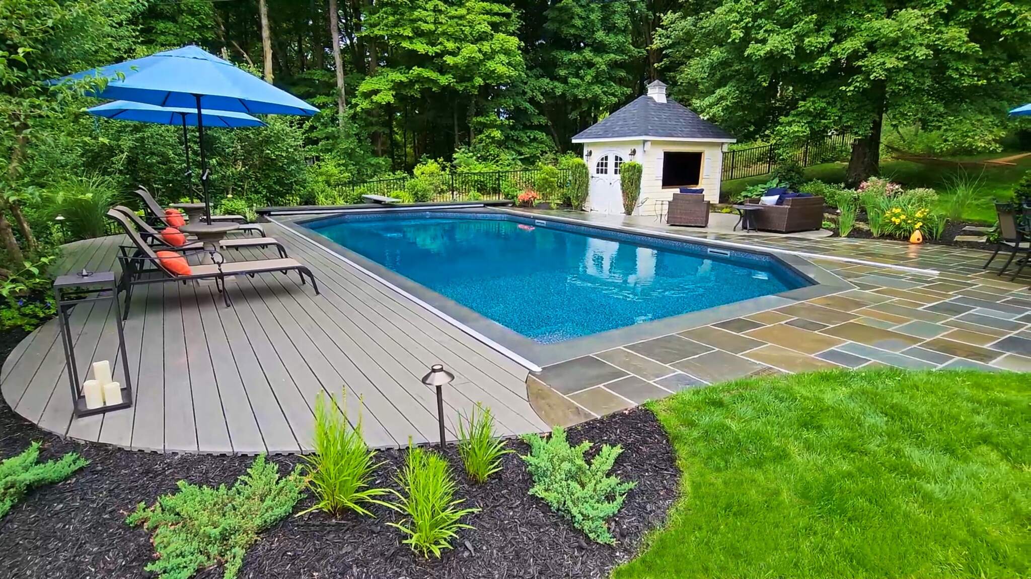 Pool Renovation- After a beautiful pool that our client understood how to prepare for new pool installation the right way with Neave Group